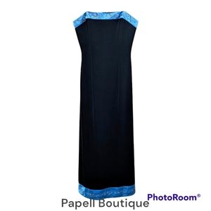 Papell Boutique Vintage Strapless Dress
